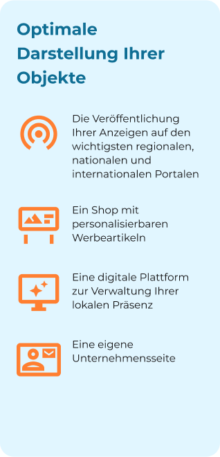 Sichtbarkeit Immobilienobjekte in Vermarktungsportalen